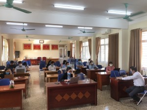 UBND phường Giếng Đáy tổ chức tập huấn chuyển đổi số toàn diện 2022