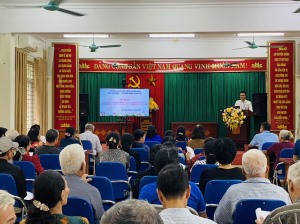 Phường Giếng Đáy phối hợp với Sở Lao động TBXH tỉnh Quảng Ninh tổ chức hội nghị tập huấn kỹ năng, truyền thông.