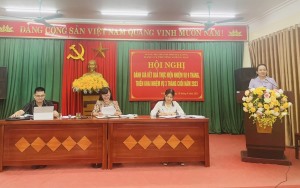 Đảng ủy phường Giếng Đáy tổ chức kỳ họp mở rộng tháng 9 năm 2023