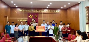 Phường Giếng Đáy hỗ trợ xã Sơn Dương xây dựng nông thôn mới nâng cao