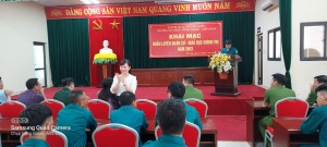 Cụm huấn luyện Dân quân phường Bãi Cháy, Hùng Thắng, Giếng Đáy tổ chức khai mạc huấn luyện Quân sự - Giáo dục Chính trị cho lực lượng Dân quân năm 2023