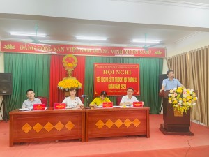 Hội nghị đại biểu HĐND phường Giếng Đáy tiếp xúc với cử tri phường trước kỳ họp thứ bảy - kỳ họp thường lệ giữa năm 2023