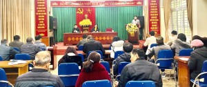 Đảng ủy phường Giếng Đáy tổ chức Hội Nghị Ban chấp hành Đảng bộ phường Mở rộng tháng 01 năm 2024