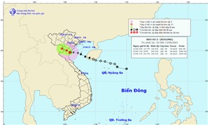 TIN BÃO TRÊN ĐẤT LIỀN (Cơn bão số 2)