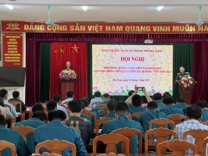 Hội nghị Hiệp đồng huấn luyện, diễn tập, kiểm tra sẵn sàng động viên lực lượng dự bị động viên năm 2023