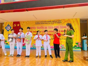 TUYÊN TRUYỀN AN TOÀN GIAO THÔNG; PHÒNG, CHỐNG BẠO LỰC HỌC ĐƯỜNG, CÁC TỆ NẠN XÃ HỘI, MA TÚY, THUỐC LÁ ĐIỆN TỬ TRONG HỌC TRƯỜNG NĂM 2024.