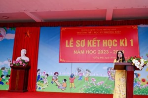 Trường Tiểu học Lý Thường Kiệt tổ chức sơ kết học kỳ I năm học 2023-204